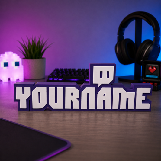 Personalized Twitch Name Tag