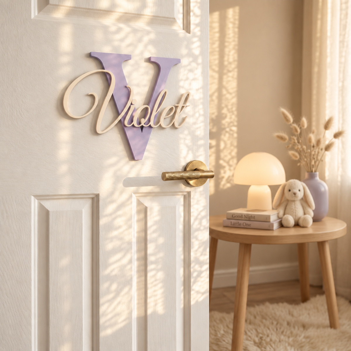 Custom Initial Wall or Door Name Sign