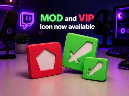 Custom Twitch Partner Desk Decor
